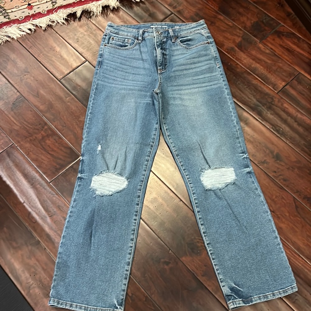 High waisted mom jeans